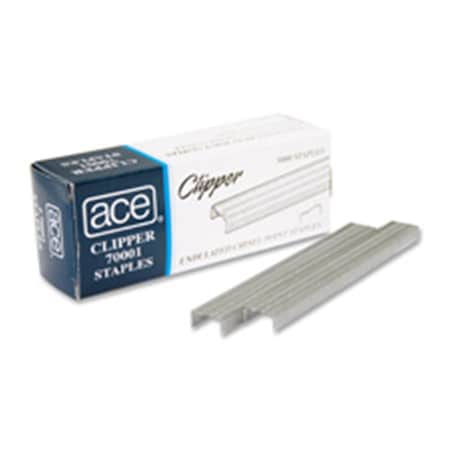 Ace Office Products Staples, Undulated, For 07020 Clipper Plier, 5000-BX AC463698